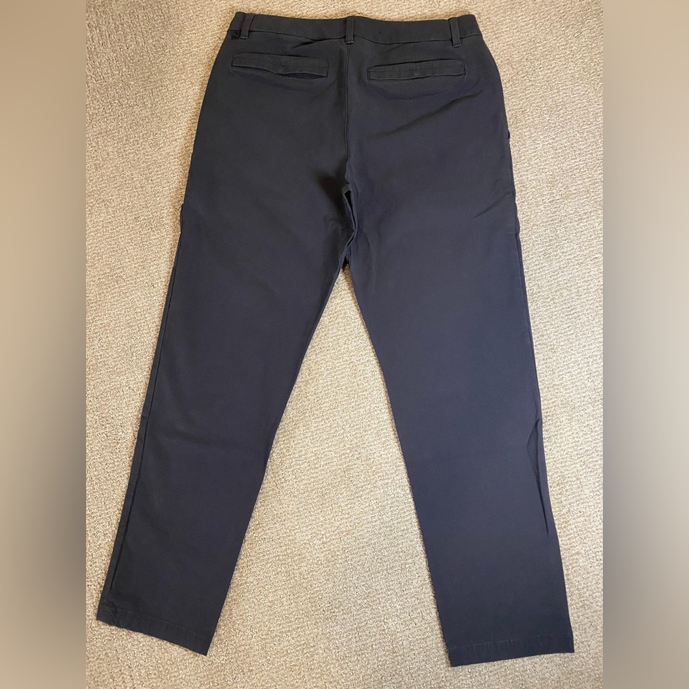 MEN’S Lululemon abc classic-fit trouser 34x32" stretch cotton mens black - Picture 5 of 8